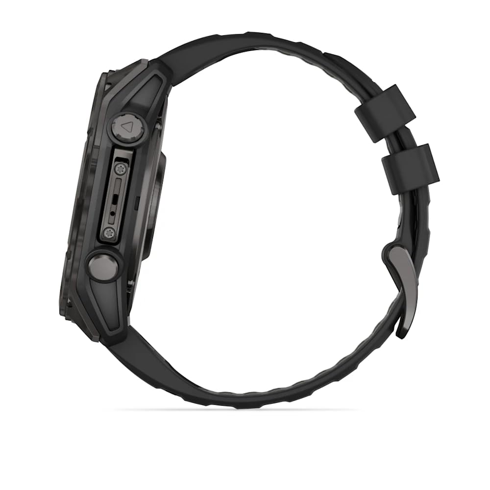 Garmin Amoled Smartwatch Fenix 8-51 MM | Premium Sportuhr mit integrierter LED-Taschenlampe, Lautsprecher und Mikrofon