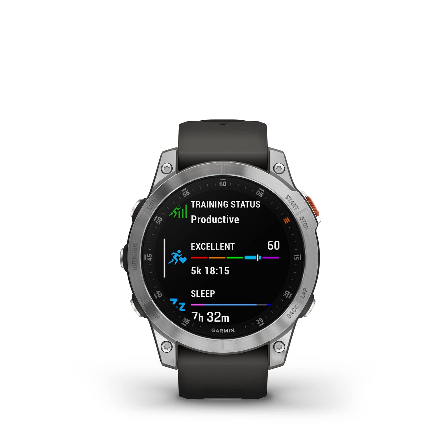 Garmin EPIX – GPS-Multisport-Smartwatch mit brillantem 1,3“ AMOLED-Display und Touch-/Tastenbedienung. TOPO-Karten