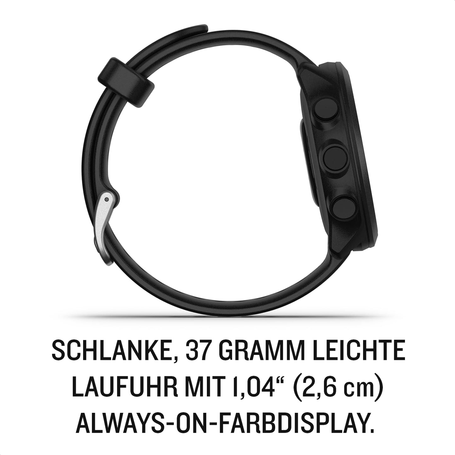 Garmin Forerunner 55 – GPS-Laufuhr mit 1,04“ Always-On-Farbdisplay, täglichen Trainingsempfehlungen, Laufzeitprognose, Sport-Apps und bis zu 14 Tagen Akkulaufzeit