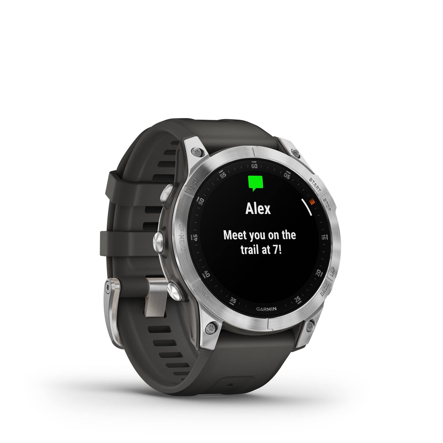 Garmin EPIX – GPS-Multisport-Smartwatch mit brillantem 1,3“ AMOLED-Display und Touch-/Tastenbedienung. TOPO-Karten