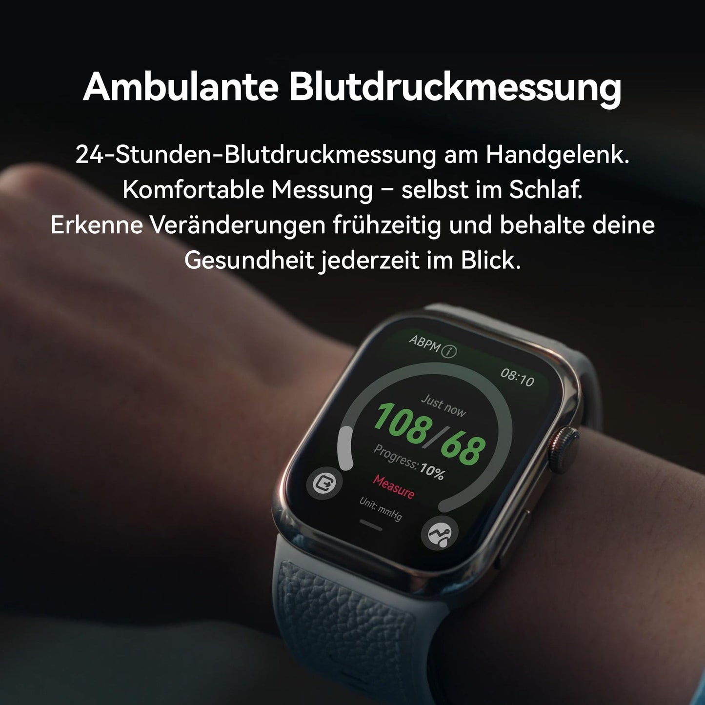 HUAWEI Watch D2 Smartwatch, 1,82" AMOLED-Display, Ambulante Blutdruckmessung, schlankes Design, EKG, smarte Lifestyle-Funktionen