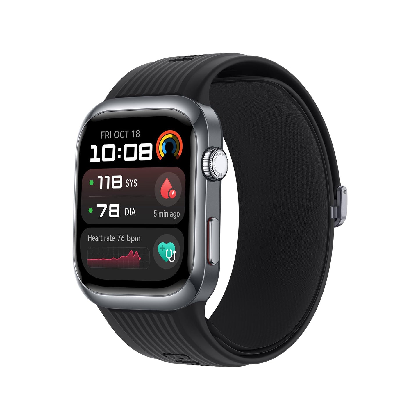 HUAWEI Watch D2 Smartwatch, 1,82" AMOLED-Display, Ambulante Blutdruckmessung, schlankes Design, EKG, smarte Lifestyle-Funktionen
