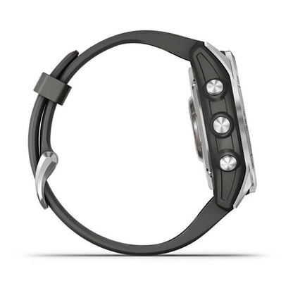 Garmin fenix 7S – schlanke GPS-Multisport-Smartwatch mit 1,2“ Display und Touch-/Tastenbedienung, TOPO-Karten, über 60 Sport-Apps