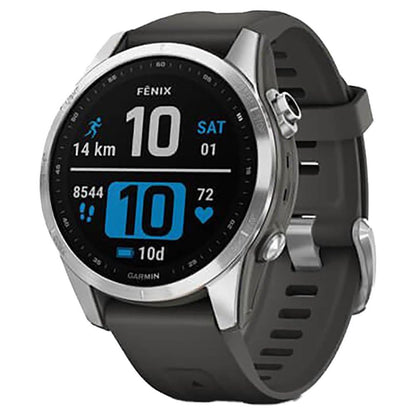 Garmin fenix 7S – schlanke GPS-Multisport-Smartwatch mit 1,2“ Display und Touch-/Tastenbedienung, TOPO-Karten, über 60 Sport-Apps