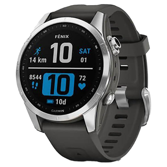 Garmin fenix 7S – schlanke GPS-Multisport-Smartwatch mit 1,2“ Display und Touch-/Tastenbedienung, TOPO-Karten, über 60 Sport-Apps
