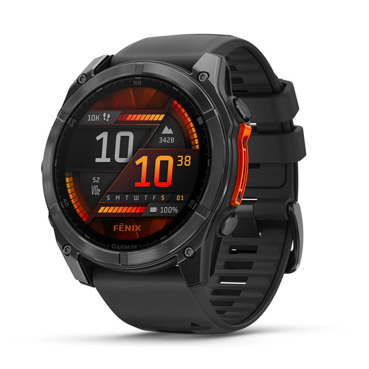 Garmin fēnix 8 51mm – GPS-Multisport-Smartwatch mit 1,4" AMOLED Touch-/Tastendisplay, Taschenlampe, TOPO-Karten