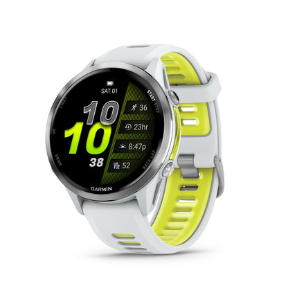Garmin® Forerunner® 970, Premium GPS Running und Triathlon Smartwatch, AMOLED-Display, integrierte LED-Taschenlampe