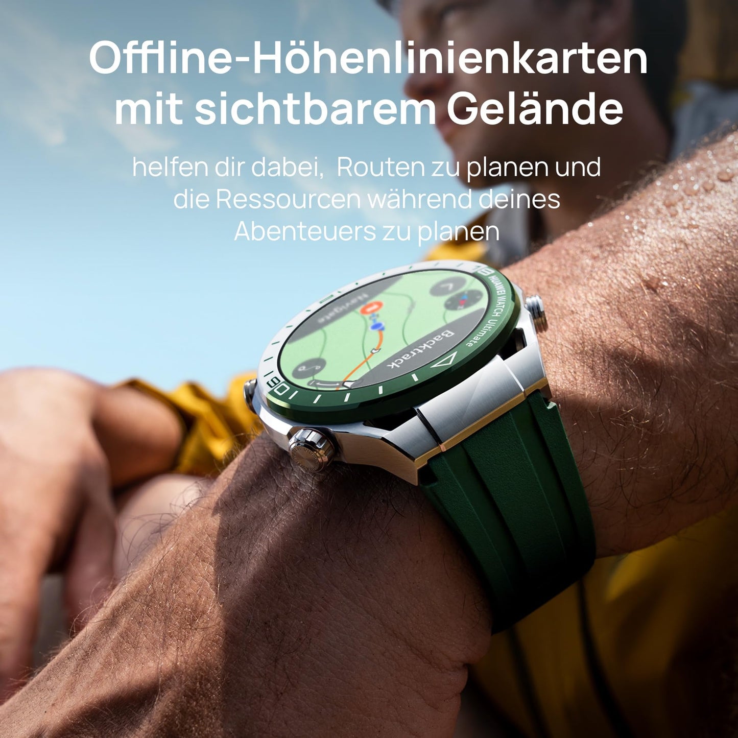HUAWEI Watch Ultimate Smartwatch, Premium-Metall-Optik, EKG-Analyse, Golfplatz-Karten, 100 m Wasserdichtigkeit, bis zu 14 Tage Akkulaufzeit, GPS